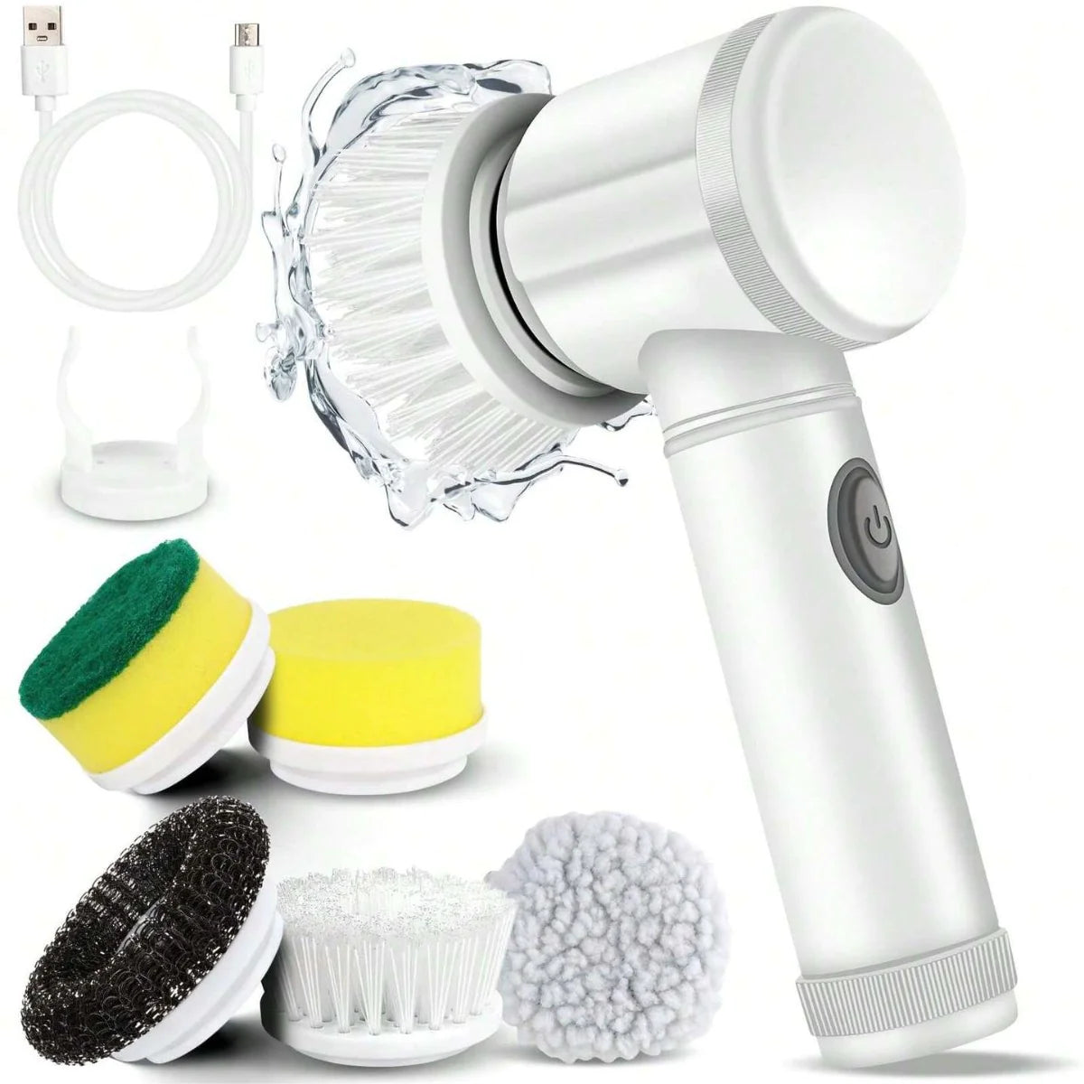 PowerSpin 360 Cordless Electric Scrubber – Effortless, Deep Cleaning Made Easy